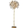 NEDES | Krištáľová stojacia lampa 5xG9/40W/230V zlatá | ND3960