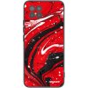 Picasee silikónový čierny obal pre Realme 8 Pro - Red black