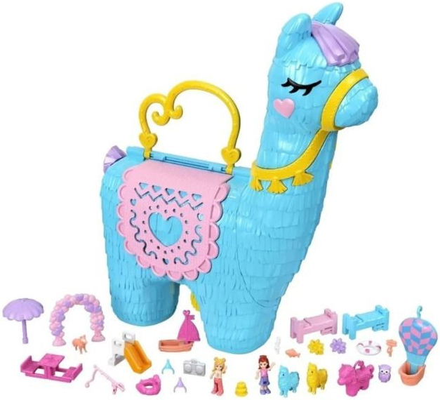 Mattel Polly Pocket Pyjama Party Pyjama Llama Lama Surprises