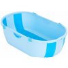 EcoToys HA-B46 Skladacie detské vanička s odtokom, modrá