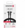 Swissten 71528800 USB-C / USB-C, 1,2m, černý