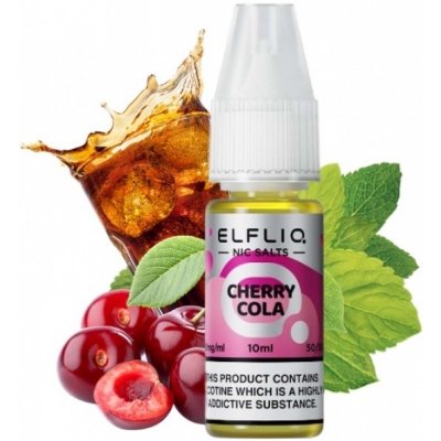(Elf Bar Elfliq Salt) 10ml Cherry Cola 20mg