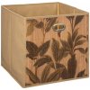 5five Simply Smart úložný box Bamboo Flower 31 x 31 x 31 cm hnedá