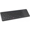 Klávesnica C-TECH WLTK-01, bezdrôtová klávesnica s touchpadem, čierna, USB
