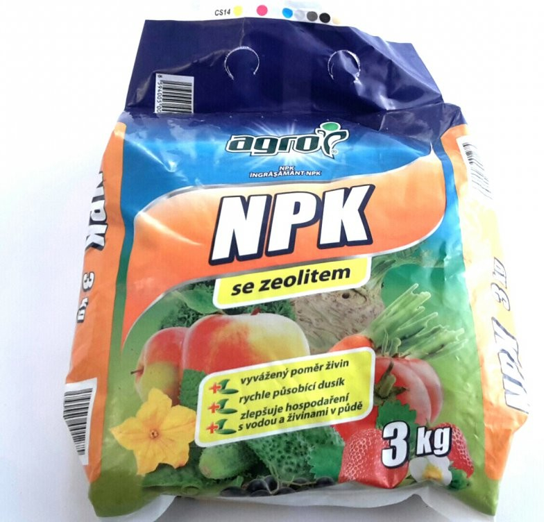 AGRO NPK 11-7-7 se zeolitem - 3 kg