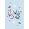 Jerry Fabrics Detský uterák Lilo a Stitch Light blue Svetlomodrá 30 x 50 cm