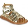 Pom d'Api Sandále PLAGETTE GLADIATOR Zlatá