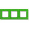 ABB, s.r.o. Levit - 3901H-A05030 67 - Rámček trojnásobný - zelená/dymová čierna