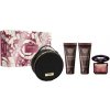 Versace Crystal Noir EDT 90 ml + sprchový gél 100 ml + telové mlieko 100 ml + kozmetická taštička darčeková sada