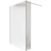 BESCO - Walk-in sprchovací kút AVEO - FARBA rámu - Chróm / Leštený hliník (ALU), Pevná stena - 30 cm, Rozmer A - 130 cm, Rozmer C - 195 cm, Výplň - Číre bezpečnostné sklo - 8 mm BCAVEO130+BCAVEO30