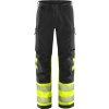 Fristads Green výstražné strečové nohavice 2647 GSTP 46, Výstražná žltá-Čierna