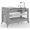 Kinderkraft cestovná postieľka LEODY UP grey with accessories