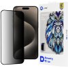 Lito D+ Pro Privacy tvrdené sklo pre iPhone 15 Pro Max – čierne (s ochranou súkromia)