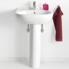 VILLEROY & BOCH O.novo stĺp pre umývadlo, biela alpská, s povrchom CeramicPlus, 526500R1