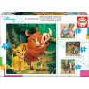 Puzzle Disney rozprávky 4v1 (12,16,20,25 dielikov)