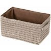 Compactor Úložný košík LILOU, 23 x 15 x 12 cm, taupe
