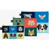 Taštičky na zips 3 ks LOQI STEPHEN CHEETHAM Dogs & Cats