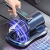 Ručný vysávač na roztoče bezvreckový s UV lampou modrý
