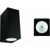 McLED LED svietidlo Revos 2S, 6 W, 3000 K, IP65, čierna farba