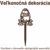 Veľkonočná ozdoba - zápich 16 Tmavá