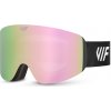 Lyžiarske a snowboardové okuliare VIF SKI & SNB Black x Rose Pink