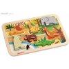 Janod Drevené vkladacie puzzle pre najmenších ZOO Chunky