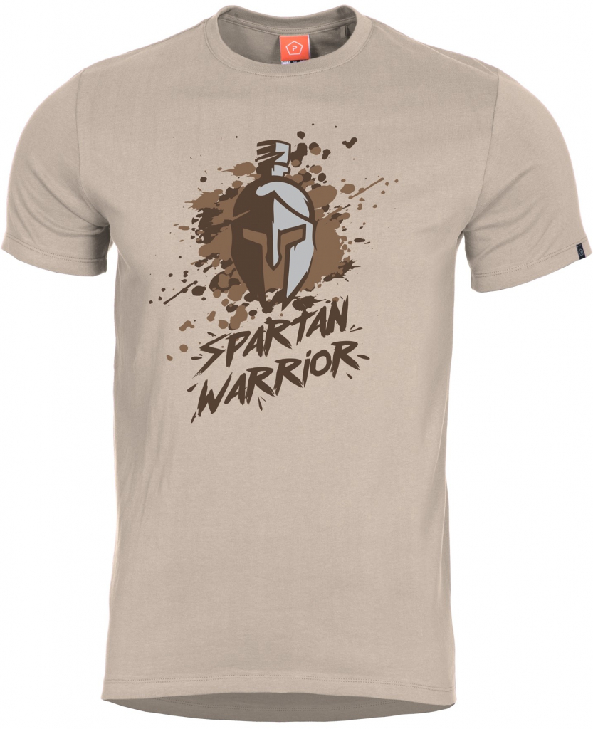 Pentagon tričko Spartan Warrior khaki