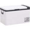 Chladiaci box s rukoväťou čierno-biely 18 l PP a PE-ForU-51779