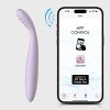 Svakom Cici 2 APP (Pastel Lilac), teplý vibrátor na bod G