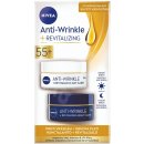 Nivea Revitalizing 55+ denní a noční krém proti vráskám 2 × 50 ml darčeková sada