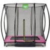 EXIT TOYS Exit Silhouette prízemná trampolína 153x214 cm s ochrannou sieťou - ružová farba, NOVINKA