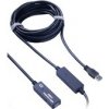 PremiumCord USB 3.0 repeater a prodlužovací kabel A/M-A/F 10m