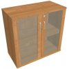 OFFICE PRO s.r.o. HOBIS kancelárska policová skriňa - SZ 2 80 02, zámok Huwill, jelša
