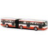 Rappa Kovový kĺbový autobus PID Praha červený 18 cm