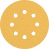 Bosch Brúsny papier EXPERT C470 s 8 otvormi pre excentrické brúsky, 125 mm, zrnitosť 100, 5 ks 2608900806