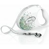 Flexi Vodítko Glam Splash S pásek 3m Leaf