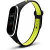 Xiaomi Mi Band 3/4 náhradný náramok - Športový priedušný perforovaný Farba: Čierno zelená MBSCZ-4SPPRCZL