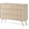 Piaski Komoda FOREST KSZ106 pieskovo béžová/scandi drevo 106 cm x 80 cm x 38 cm