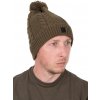 Fox Čiapka Khaki Knitted Bobble