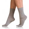 Dámske bavlnené ponožky s pohodlným lemom COTTON COMFORT SOCKS - BELLINDA - sivý melír 35 - 38