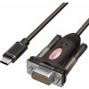 UNITEK Y-1105K sériový kábel Čierna 1,5 m DB-9