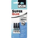 BISON SUPER GLUE MINIS 3 x 1g