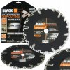 DIAMANTOVÝ KOTÚČ NA HLBOKÉ REZANIE BETÓNU, TEHLY A DLAŽBY 230mm x 22.2 BLACK