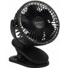MG Clip bezdrôtový stolný ventilátor, čierny