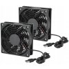 2 KS TICHÝ VENTILÁTOR DO POČÍTAČA 18DB 5V USB