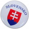 Odznak SLOVENSKO 5,5 cm Farba: Biela, Veľkosť: 5.5cm