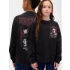 Detské tričko Gap × Stranger Things Unisex Čierna XXL Čierna Čierna