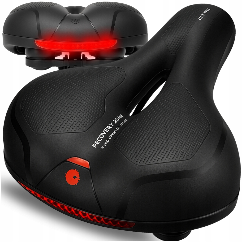 KIK KX5059 Sportovní sedlo na kolo s LED světlem