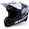ALPINESTARS prilba S-M3 RADIUM čierna/biela/sivá 2026 - 2XL