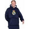 Fan-shop Detská oversize mikinová deka REAL MADRID modré velikost: 6/10 let